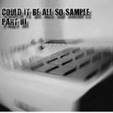 Could It Be All So Sample Part III