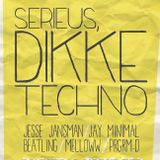 Jay Minimal @ Serieus, dikke techno 20-12-2012