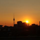 Before sunset in Berlin