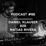 Mute/Control Podcast #88 - Daniel Klauser B2B Matías Rivera
