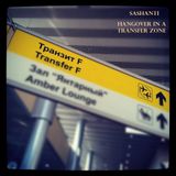Hangover in a transfer zone