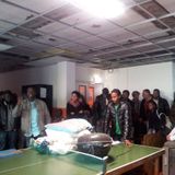 Last General Assembly in the Vluchtflat, Osman speaking