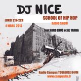 SCHOOL OF HIPHOP RADIO SHOW feat LORD LHUS et AL TARBA, CMF Records et DROOGZ BRIGADE