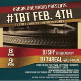 #ThrowbackThursdays w/ @DJT4Real Live on @UrbanOneRadio (2-4-2016)