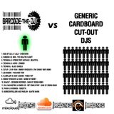 BARCODE-the-DJ vs Generic Cardboard Cut-Out DJs