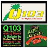 Wild West Reggae Show with Dj Marko on Q103 FM Maui (Salute to Rebel Salute Vol 36. Hr 2)