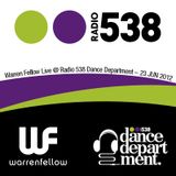 Warren Fellow - Live @ Radio 538 Dance Department (23 JUN 2012)