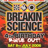 Dj Brockie MC´s Det, Eksman live at Breakin Science 4th Birthday