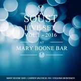 Soüst at Mary Boone Bar in January 2016