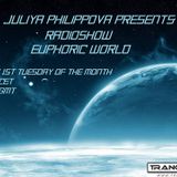 Juliya Philippova - Euphoric World 008 on trance.fm (Jan 05, 2016)