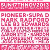 WAREHOUSE LIVES 17th NOV 2013 12HR SPECIAL from 2PM-2AM @402 402 CREMER ST E2 8HD MIXED BY DJ MILO