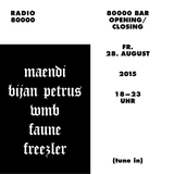 Radio 80000 BAR Pt. 4: Beyond Religion / Freezler & Friends LIVE (28/8/15)