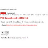 James Söund Radio Podcast#31: 12.02.11, Fri- Proxima FM World Sessions: Spain 11pm