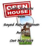 Cafe Karachi With Sayed Azhur Hussain As On 01st May 2013