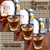 3 shots of brandy