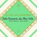 LIVE MIX 18-09-14 BONBONBAR Sofia Kourtesis aka Miss Sofie Guests: Nicolas Kourtesis Julez Cordoba