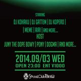 DJ KOHAKU & JUNY THE DOPE BOY PRESENTS "FOREMAN" at Socialclubtokyo
