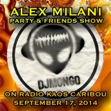 DJ Mongo's Set on the Alex Milani Party & Friends Show on Radio Kaos Caribou 2014-09-17
