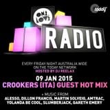 ONELOVE RADIO 9 JANUARY 2015 - CROOKERS HOT MIX