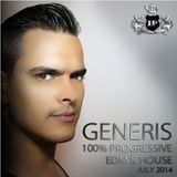 DJ GeneriS - 100% Progressive EDM House Music 128-130 BPM (July Part 1)
