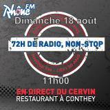 Dimanche 18 août 2013 - 11h - défi des 72h00 de radio non-Stop