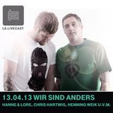 13.04.2013 Wir sind Anders - Hanne & Lore , Chris Hartwig, Henning Weik u.v.m. I