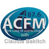 Claudia Bakitch playing Austin Lakes' Best Music Mix of the 70s, 80s, 90s, and Today on ACFM..