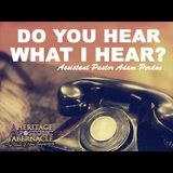 11-8-15 Do You Hear What I Hear? - Adam Perdue