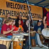 Fatherhood festival in Bangalow mini vox dock by Oliver McElligott for Bay FM Byron Bay