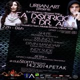 Dr.Adji @ Urban Art w/Lea Dobricic 14.02.2014 (Djakovo, CRO)
