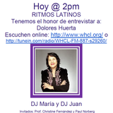 Ritmos Latinos Hamilton College Entrevista Dolores Huerta (Parte 1)