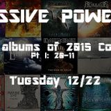 Progressive Power Hour XLVIII Top 20 of 2015 Pt I. 12-22-15