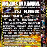 Dan Digi-C UV Memorial X-Treme Energy Event. DJ Mrcee B2B Moffit Melon Live