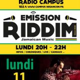 Emission RIDDIM 11 avril 2016 avec SCARS