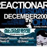 DJ SENCE - live set from REACTIONARY TUESDAY - PDX - 12-09-2008