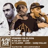 Alpha Beat #12 w/ Claver & Ganji Killah - 08.01.2016