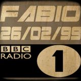 FABIO @ BBC RADIO 1 - 26/02/99
