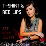 T-Shirt & Red Lips