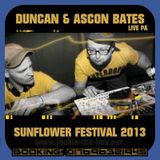 Duncan & Ascon Bates (Live PA) @ Sunflower Festival - 2013
