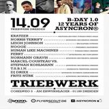 Perry @ B-Day 1.0-12 Years Of Asyncron - Triebwerk Dresden - 14.09.2013