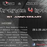 Jorge Caballero LIVE DJ Set @Trance 4 Life 1st Anniversary EP 012 - 28/07/12