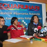 ECUARUNARI recibi sistemáticamente vigilancia constante y persecución política la Dirigencia