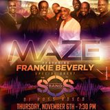Maze feat Frankie Beverly & S.O.S Band - Live in Rochester, NY 11/6/14 Promo Mix