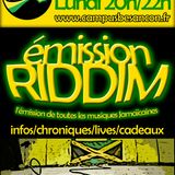 Emission RIDDIM 6 janvier 2014