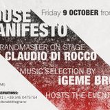 09.10.15 House Manifesto CD1 w/ IGEME BROS. @ EDDIE RABBIT - LEGNANO