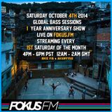 McGutter - Global Bass Sessions on Fokus FM October 2014 *1 Year Anniversary Show*