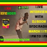 Dj Boom KDLR KEEP DI LINK RADIO Kaboom Show March 12th 2015 Jah Defender Interview