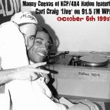 Manny Cuevas of KCP/4X4 Nation featuring Carl Craig 'Live' on 91.5 FM WPRK - Orlando 10-6-95'