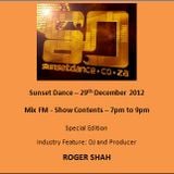 Sunset Dance 2012 12 29 - MixFM - Podcast 2 Hours