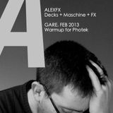 Alex FX @ Gare, Porto / Feb.2013 (Warmup for Photek)